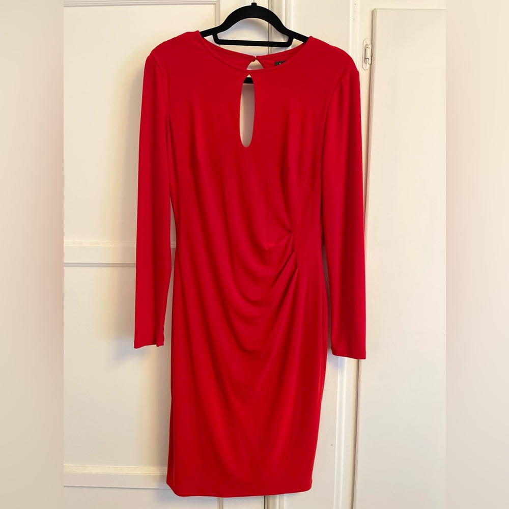 Ralph Lauren Red Cocktail Dress